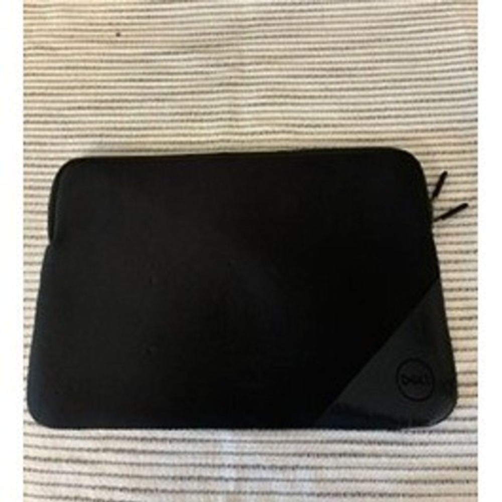 Dell Laptop Sleeve Case Black Zippered Neoprene Protective Cover 13.5x9.5